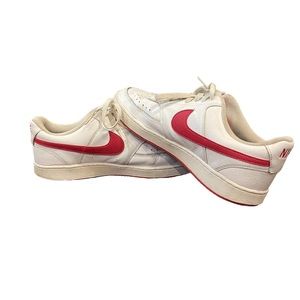 NIKE MENS COURT VISION LOW SNEAKER - WHITE